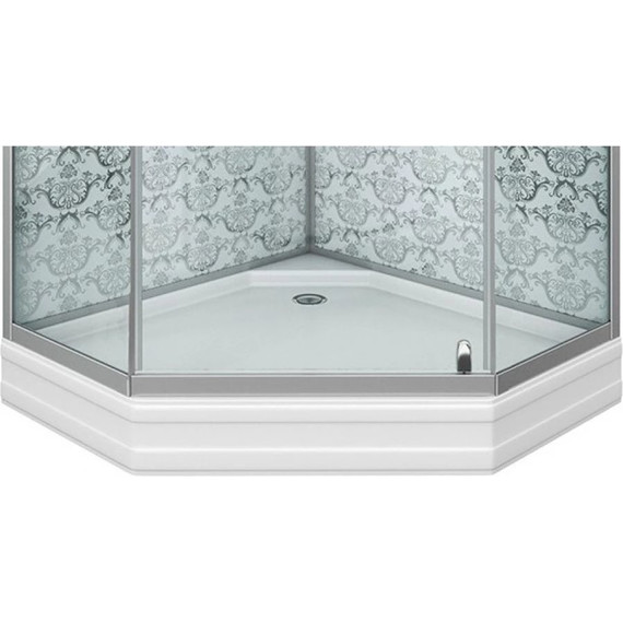 Душевая кабина Niagara Luxe NG-7702DW 100x100 см, серебро/прозрачное фото 4