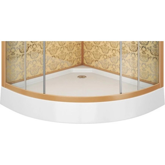 Душевая кабина Niagara Luxe NG-7702G 100x100 см, золото/прозрачное - 4 Душевая кабина Niagara Luxe NG-7702G 100x100 см, золото/прозрачное фото 4