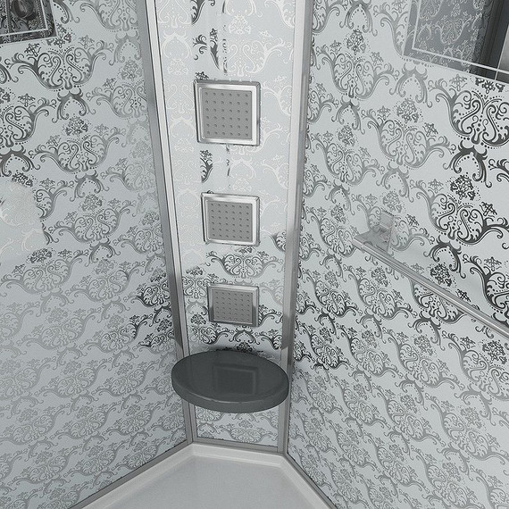 Гидробокс Niagara Luxe NG-7711WL 120x90 см, серебро/прозрачное фото 4