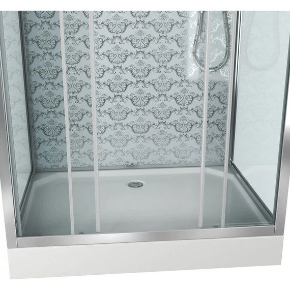 Душевая кабина Niagara Luxe NG-7772QG 120x90 см, серебро/прозрачное - 3 Душевая кабина Niagara Luxe NG-7772QG 120x90 см, серебро/прозрачное фото 3