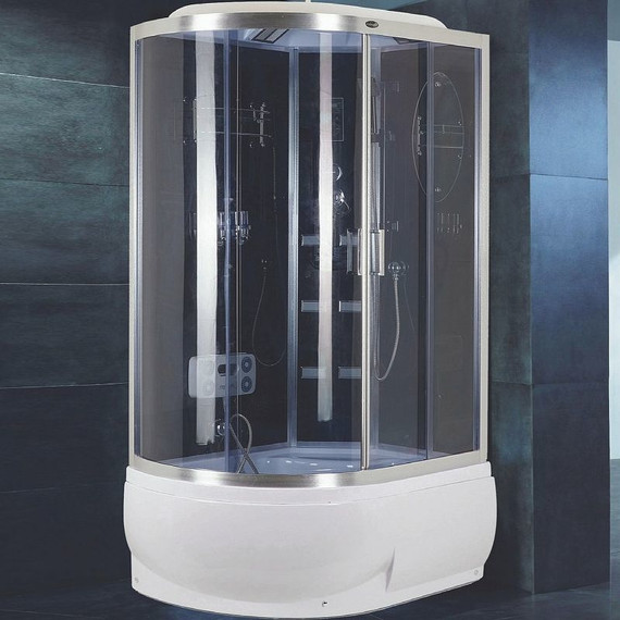 Гидробокс Niagara Ultra NG-910-01R 120x80 см, хром/тонированное (безсиликоновая сборка) - 3 Гидробокс Niagara Ultra NG-910-01R 120x80 см, хром/тонированное (безсиликоновая сборка) фото 3