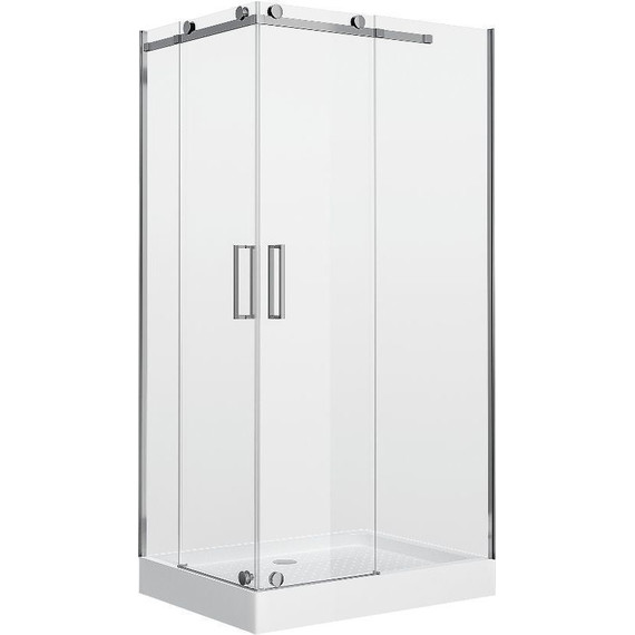 Душевое ограждение Grossman Cosmo 120x90 см GR-1120R R, хром/прозрачное фото 