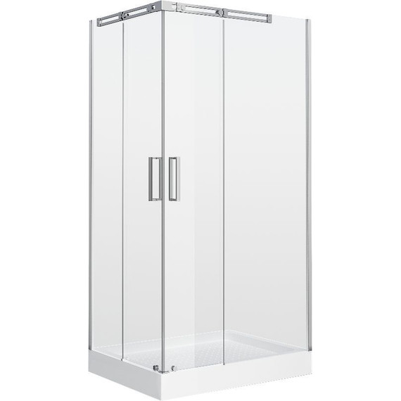 Душевое ограждение Grossman Galaxy 120x80 см GR-3120R R, хром/прозрачное фото 