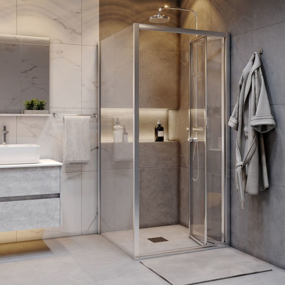 Душевое ограждение Grossman Advans 80x80 см GR-8080Ad, хром/прозрачное - 4 Душевое ограждение Grossman Advans 80x80 см GR-8080Ad, хром/прозрачное фото 4