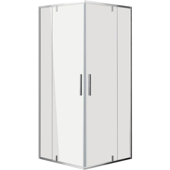 Душевое ограждение Grossman Forta 80x80 см GR-8080Fo, хром/прозрачное фото 