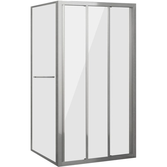 Душевое ограждение Grossman Alba 90x90 см GR-9090Al1, хром/прозрачное фото 