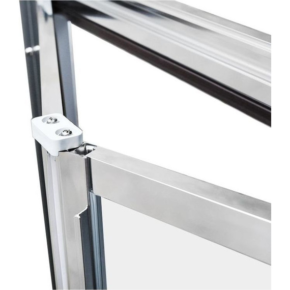 Душевое ограждение Grossman Alba 90x90 см GR-9090Al2, хром/прозрачное фото 3