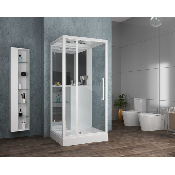 Душевое кабина Grossman 90x90 см GR161, белый/прозрачное фото 2