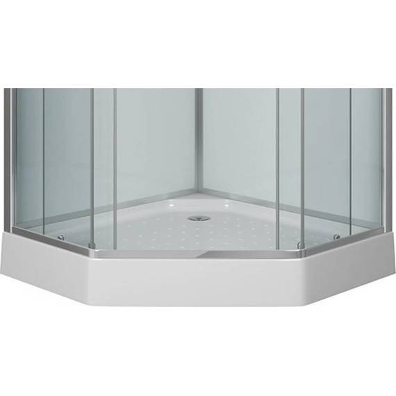 Душевая кабина Niagara Premium NG-6001-01D 90x90 см, хром/прозрачное (безсиликоновая сборка) фото 8