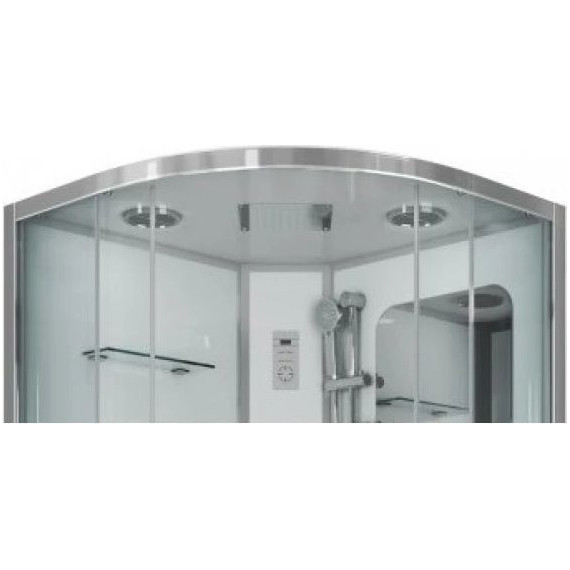 Гидробокс Niagara Premium NG-6001-01G 90x90 см, хром/прозрачное (безсиликоновая сборка) - 3 Гидробокс Niagara Premium NG-6001-01G 90x90 см, хром/прозрачное (безсиликоновая сборка) фото 3