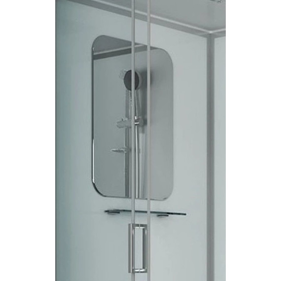 Душевая кабина Niagara Premium NG-6001-01Q 90x90 см, хром/прозрачное (безсиликоновая сборка) фото 4