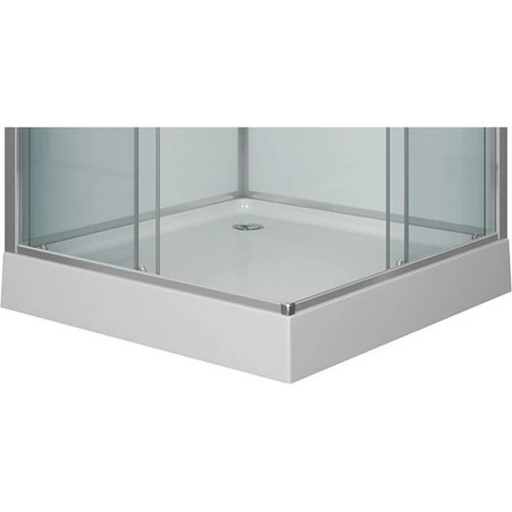 Душевая кабина Niagara Premium NG-6001-01Q 90x90 см, хром/прозрачное (безсиликоновая сборка) фото 5