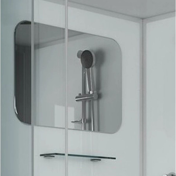 Душевая кабина Niagara Premium NG-6002-01 100x100 см, хром/прозрачное (безсиликоновая сборка) - 3 Душевая кабина Niagara Premium NG-6002-01 100x100 см, хром/прозрачное (безсиликоновая сборка) фото 3