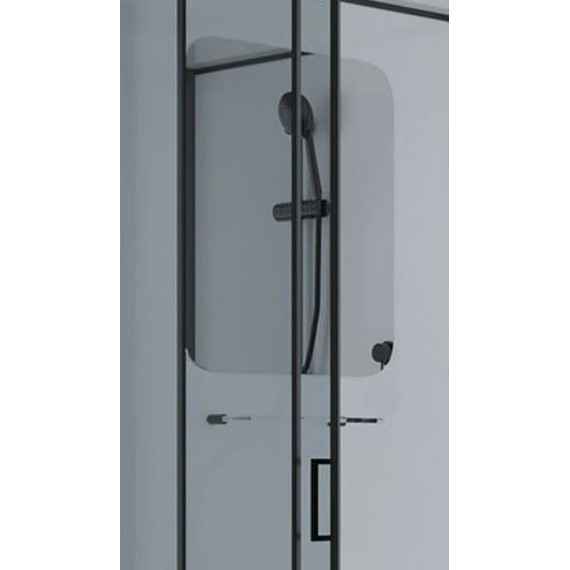 Душевая кабина Niagara Premium NG-6901-01Q BLACK 90x90 см, черный/тонированное (безсиликоновая сборка) фото 6