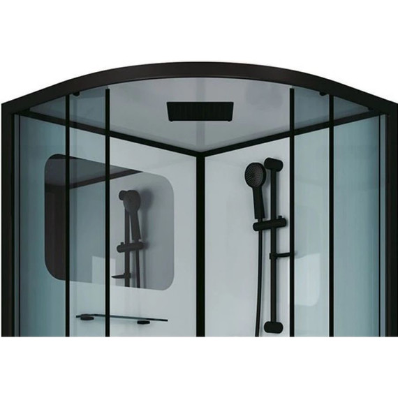 Душевая кабина Niagara Premium 69010134BLACK 90x90 см, черный/тонированное (безсиликоновая сборка) фото 5