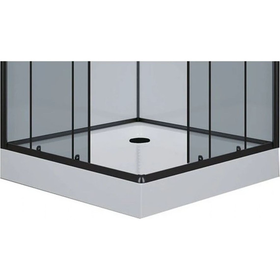 Душевая кабина Niagara Premium NG-6902-01Q BLACK 100x100 см, черный/тонированное (безсиликоновая сборка) - 5 Душевая кабина Niagara Premium NG-6902-01Q BLACK 100x100 см, черный/тонированное (безсиликоновая сборка) фото 5