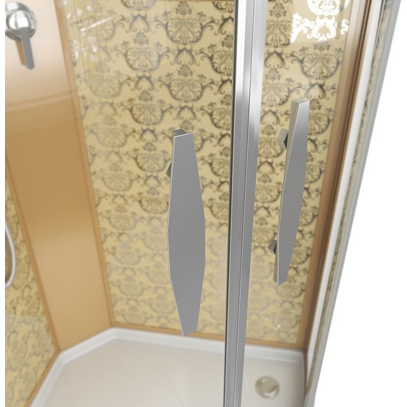 Душевая кабина Niagara Luxe NG-7715GBK 90x90 см, золото/прозрачное фото 3