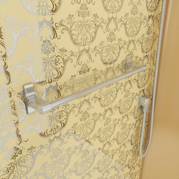 Душевая кабина Niagara Luxe NG-7717GBK 100x100 см, золото/прозрачное фото 3