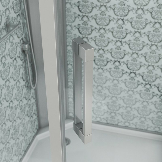 Душевая кабина Niagara Luxe NG-7799WBK 90x90 см, серебро/прозрачное фото 4