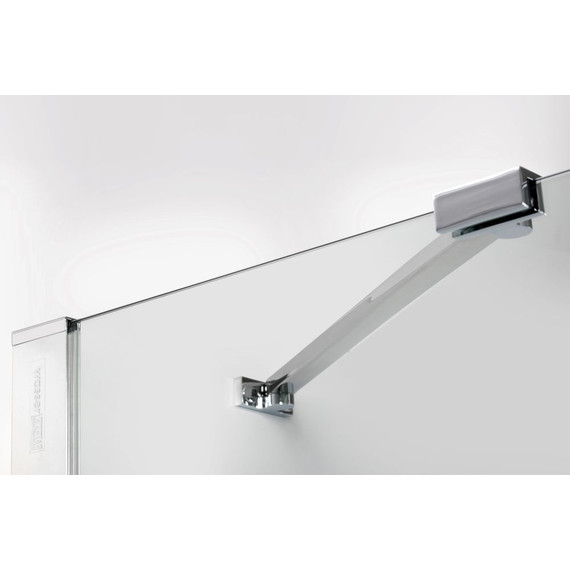 Душевая дверь WasserKraft Aller 120 см 10H05LBLACK MATT (стекло 8 мм), хром/прозрачное фото 8