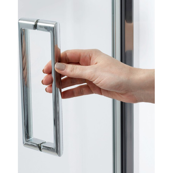 Душевое ограждение WasserKraft Weser 100x100 см 78F19, хром/прозрачное - 3 Душевое ограждение WasserKraft Weser 100x100 см 78F19, хром/прозрачное фото 3