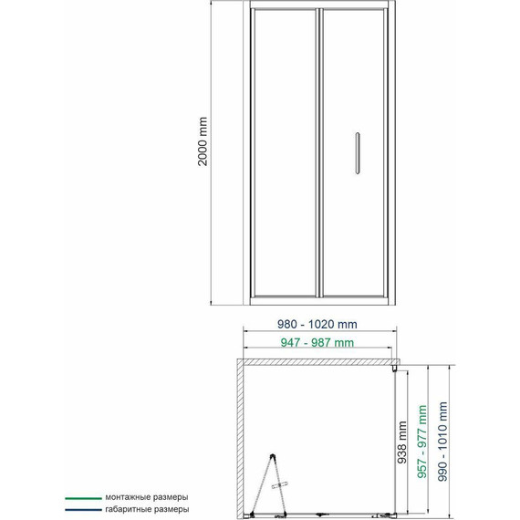Душевое ограждение WasserKraft Weser 100x100 см 78F19, хром/прозрачное - 7 Душевое ограждение WasserKraft Weser 100x100 см 78F19, хром/прозрачное фото 7