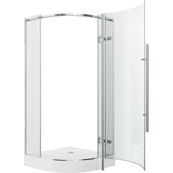 Душевое ограждение Grossman Style 90 см GR-5090, хром/прозрачное фото 3