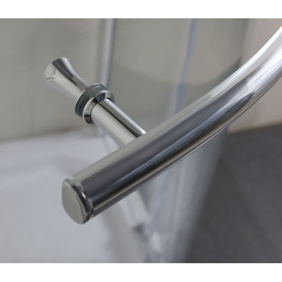 Душевое ограждение Grossman Classic 90 см GR-7090, хром/прозрачное фото 3