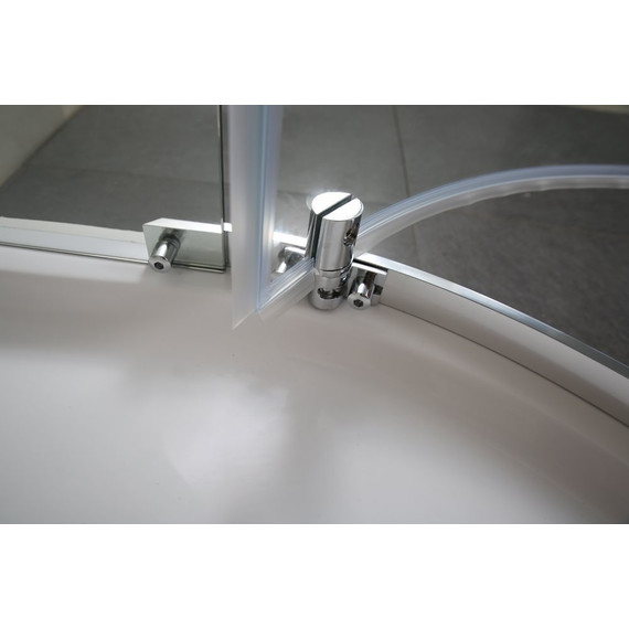 Душевое ограждение Grossman Classic 90 см GR-7090, хром/прозрачное фото 4