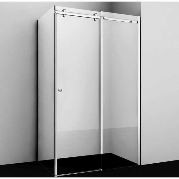 Душевое ограждение WasserKraft Vils 120x100 см 56R10 (стекло 6/8 мм), хром/прозрачное фото 