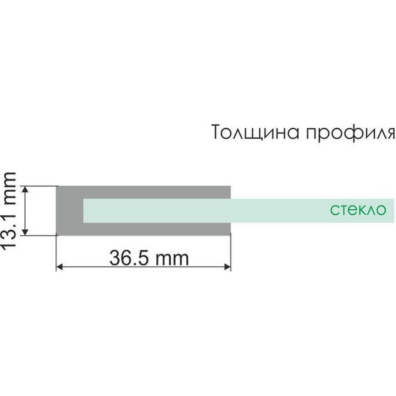 Душевая дверь WasserKraft Vils 100 см 56R12 (стекло 6/8 мм), хром/прозрачное фото 10