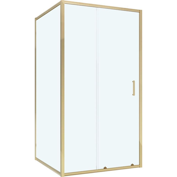 Душевое ограждение Niagara Nova 100x110 см NG-42-10AG-NG-A110G, золото/прозрачное - 2 Душевое ограждение Niagara Nova 100x110 см NG-42-10AG-NG-A110G, золото/прозрачное фото 2