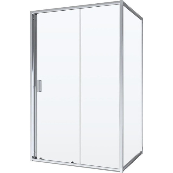 Душевое ограждение Niagara Nova 120x100 см NG-62-12A-NG-A100, хром/прозрачное - 2 Душевое ограждение Niagara Nova 120x100 см NG-62-12A-NG-A100, хром/прозрачное фото 2