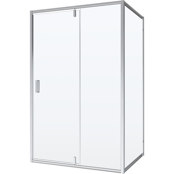 Душевое ограждение Niagara Nova 100x80 см NG-63-10A-NG-A80, хром/прозрачное - 2 Душевое ограждение Niagara Nova 100x80 см NG-63-10A-NG-A80, хром/прозрачное фото 2