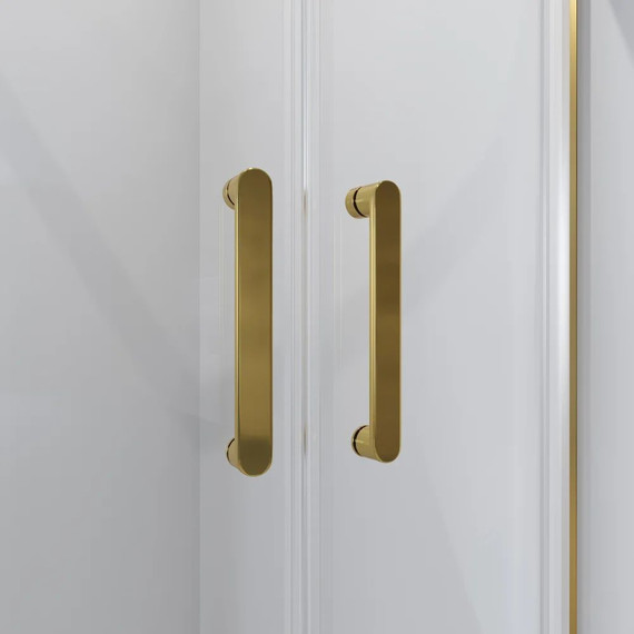 Душевое ограждение Niagara Nova 100x100 см NG-6407-08, золото/прозрачное - 3 Душевое ограждение Niagara Nova 100x100 см NG-6407-08, золото/прозрачное фото 3