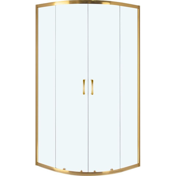 Душевое ограждение Niagara Nova 100x100 см NG-6407-08, золото/прозрачное - 2 Душевое ограждение Niagara Nova 100x100 см NG-6407-08, золото/прозрачное фото 2