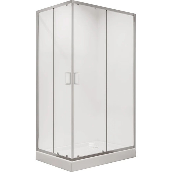 Душевое ограждение Niagara Nova 120x90 см NG-6611-08, хром/прозрачное - 2 Душевое ограждение Niagara Nova 120x90 см NG-6611-08, хром/прозрачное фото 2