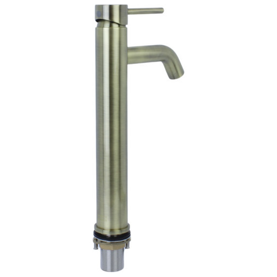 Смеситель для раковины высокий Bronze de Luxe Scandi 1452BR, бронза, Цвет производителя: бронза - 3 Смеситель для раковины высокий Bronze de Luxe Scandi 1452BR, бронза, Цвет производителя: бронза фото 3