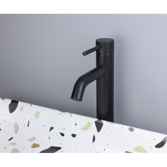 Смеситель для раковины высокий Bronze de Luxe Scandi 1452B, черный матовый, Цвет производителя: чёрный матовый - 10 Смеситель для раковины высокий Bronze de Luxe Scandi 1452B, черный матовый, Цвет производителя: чёрный матовый фото 10