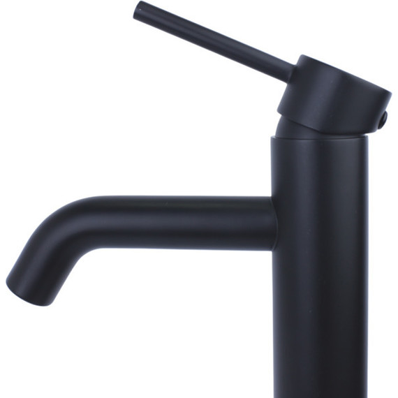 Смеситель для раковины высокий Bronze de Luxe Scandi 1452B, черный матовый, Цвет производителя: чёрный матовый - 3 Смеситель для раковины высокий Bronze de Luxe Scandi 1452B, черный матовый, Цвет производителя: чёрный матовый фото 3