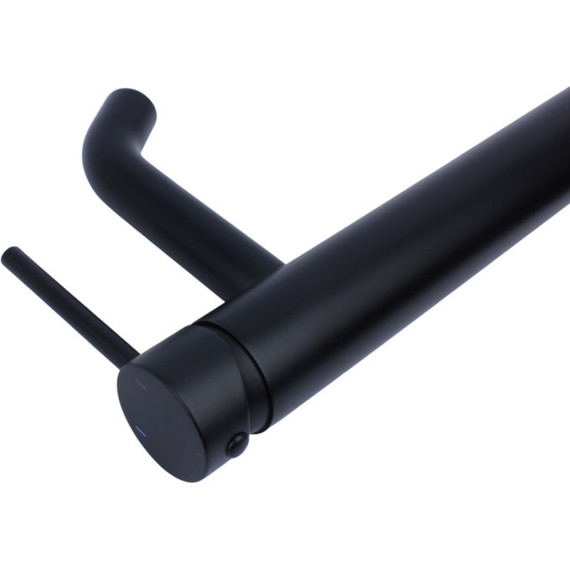 Смеситель для раковины высокий Bronze de Luxe Scandi 1452B, черный матовый, Цвет производителя: чёрный матовый - 5 Смеситель для раковины высокий Bronze de Luxe Scandi 1452B, черный матовый, Цвет производителя: чёрный матовый фото 5