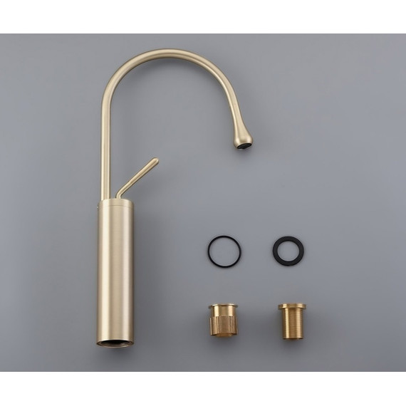 Смеситель для раковины высокий Bronze de Luxe Scandi 9015BR, бронза, Цвет производителя: бронза - 8 Смеситель для раковины высокий Bronze de Luxe Scandi 9015BR, бронза, Цвет производителя: бронза фото 8