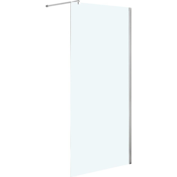 Душевая перегородка Niagara Nova 120 см NG-663-12 с кронштейном, хром/прозрачное фото 2