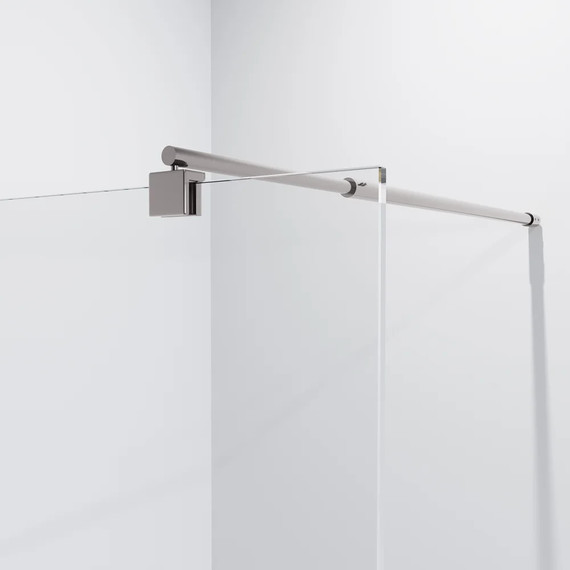 Душевая перегородка Niagara Nova 70 см NG-663-70 с кронштейном, хром/прозрачное фото 3