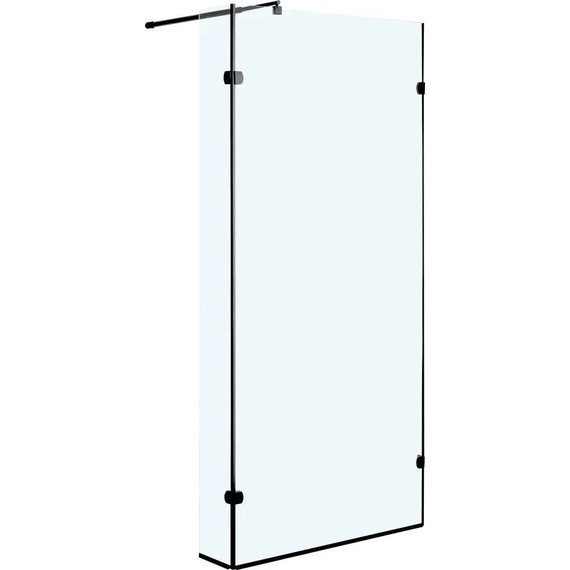 Душевая перегородка Niagara Nova 100 см NG-682-10BLACK с кронштейном, черный/прозрачное - 2 Душевая перегородка Niagara Nova 100 см NG-682-10BLACK с кронштейном, черный/прозрачное фото 2