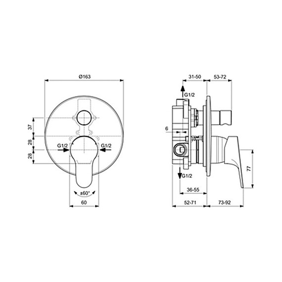 Смеситель для ванны Ideal Standard Cerabase A7393AA фото 2