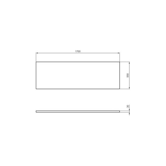 Панель фронтальная Ideal Standard i.Life 170 см T478501 фото 3
