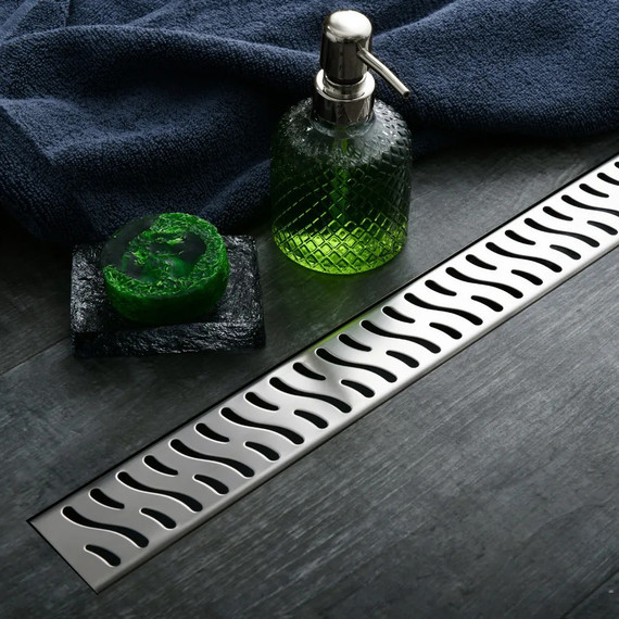 Трап Veconi Harmony 55 см V550H, хром глянцевый, Цвет производителя: хром глянцевый, Размер трапа: 550 фото 2