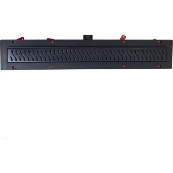 Трап Veconi Harmony Black 75 см V750HB, черный матовый, Цвет производителя: чёрный матовый, Размер трапа: 750 фото 