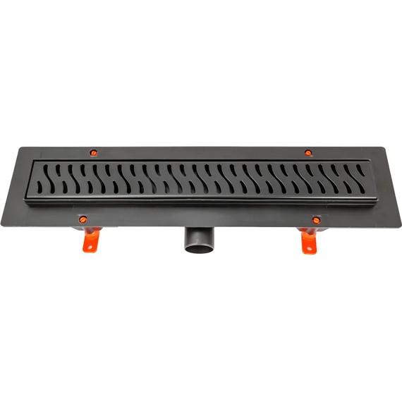 Трап Veconi Harmony Black 45 см V450HB, черный матовый, Цвет производителя: чёрный матовый, Размер трапа: 450 фото 
